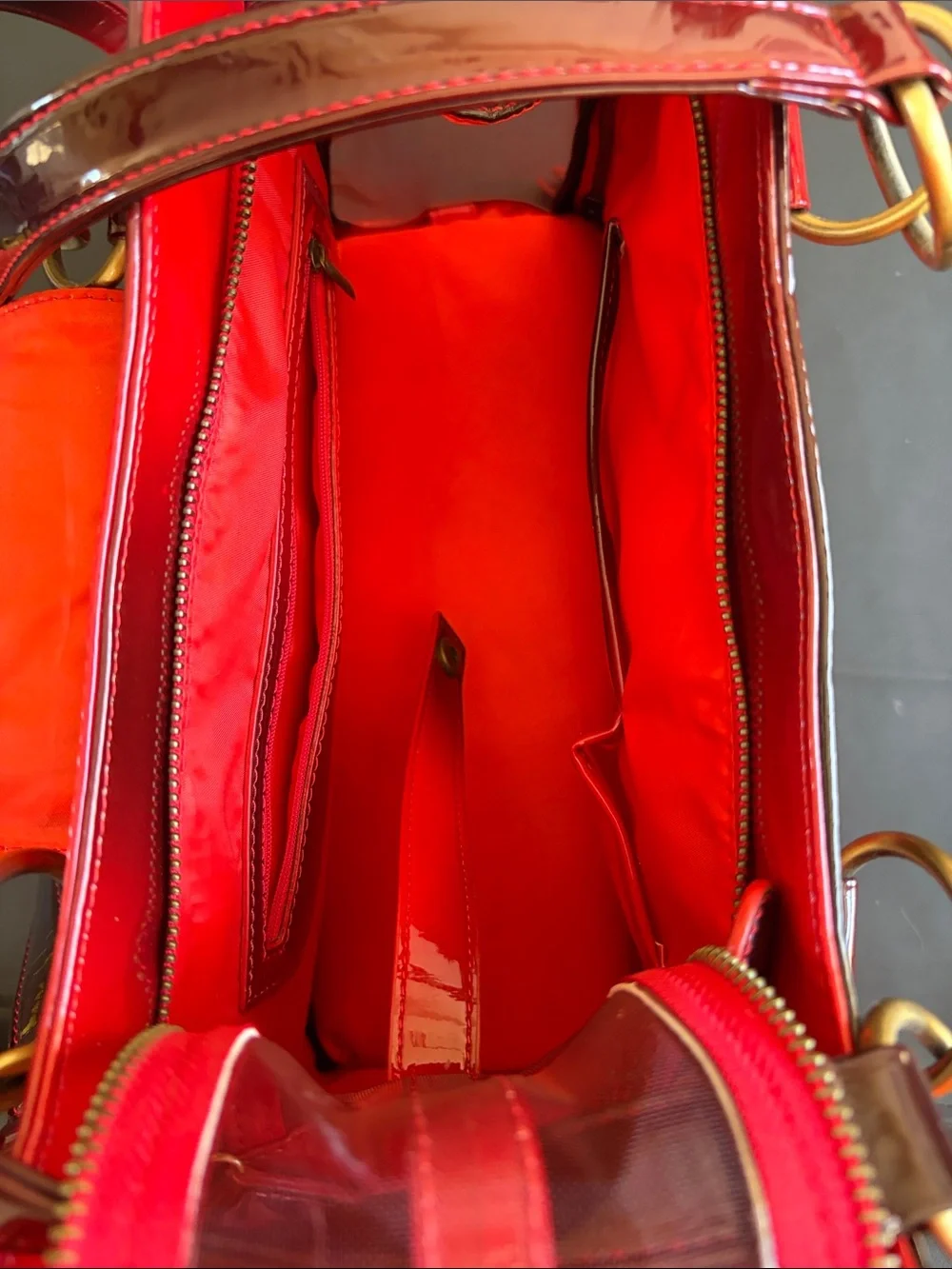 Chrome Bones Adrian Beyaz Fleur De CA Red Luxury Pet Carrier Dog Cat Travel NWT - Picture 8 of 15